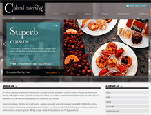 Tablet Screenshot of cabralcatering.com